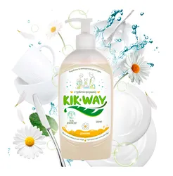 Засіб Kik Way для миття посуду з ароматом ромашки, 500 мл (183545)