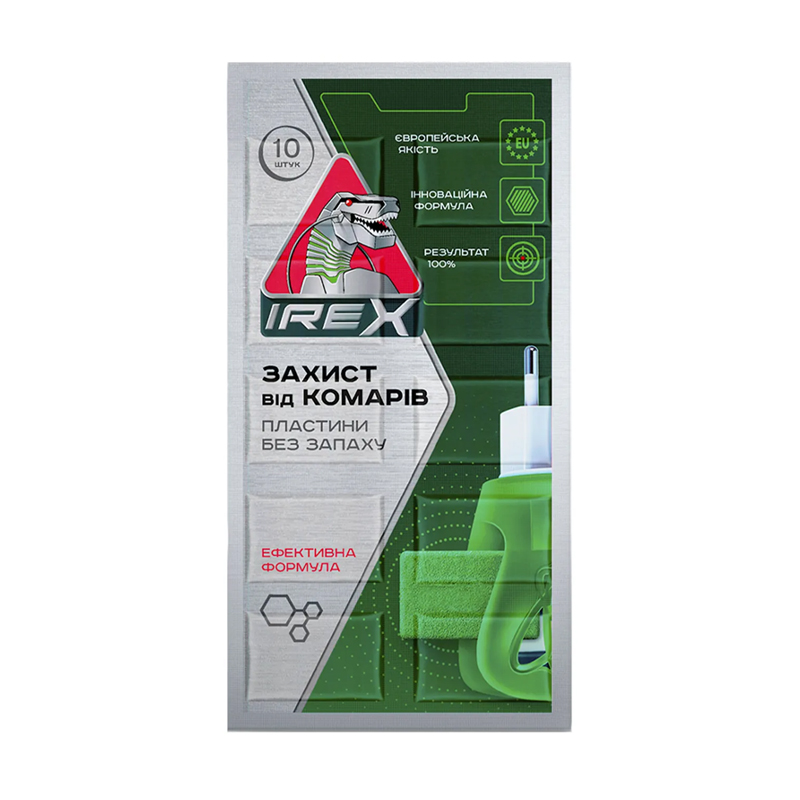Пластини IREX від комарів, 10шт (441347) large popup