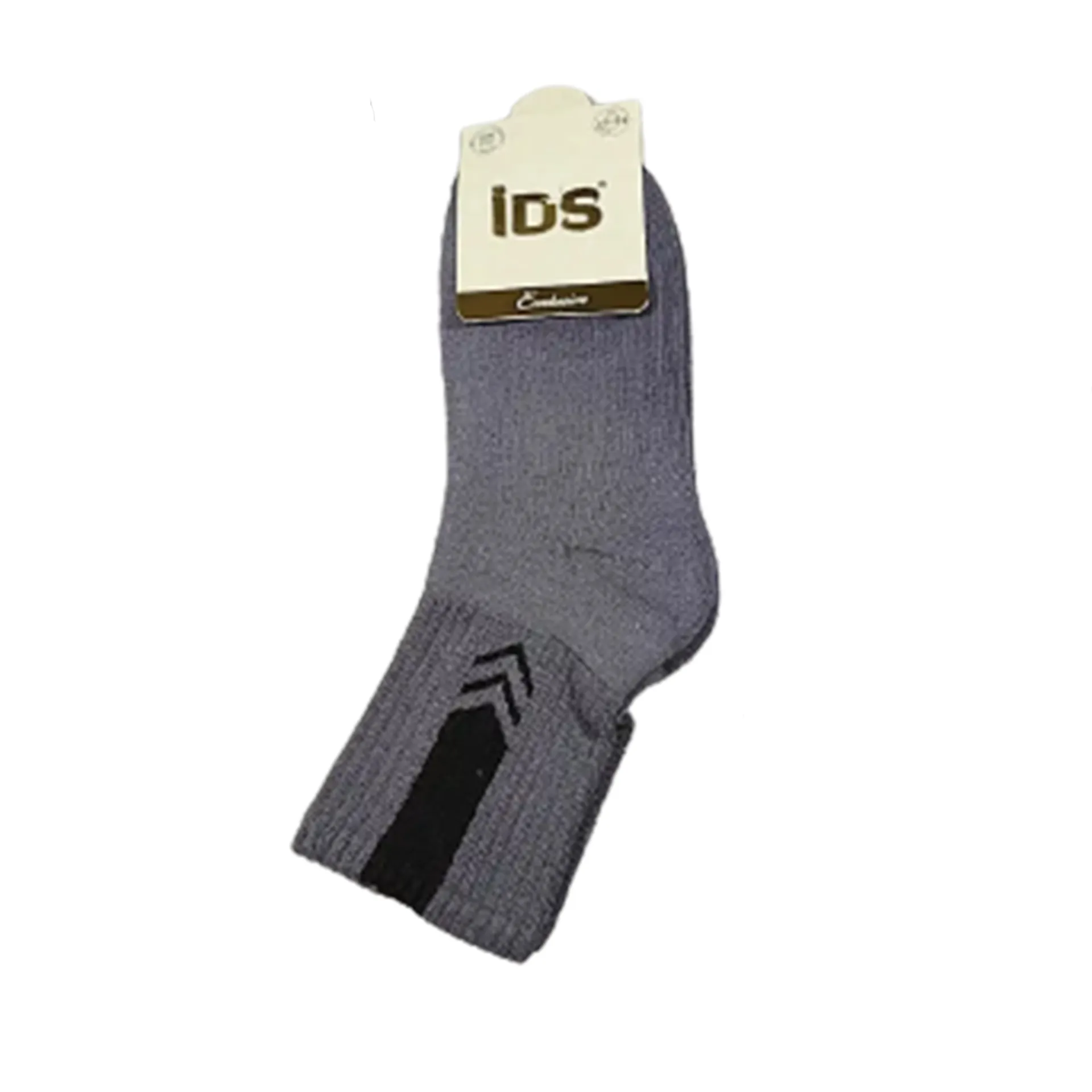 Шкарпетки TM IDS 0022139 махрові, темно-сірі, р. 5-6 років