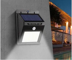 Ліхтар Solar Powered 30 Led Wall Light на сонячній панелі з датчиком руху (551155) thumbnail