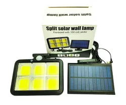 Ліхтар Split Solar Wall Lamp NF-128C вуличний, з датчиком руху на сонячній батареї (023455) thumbnail