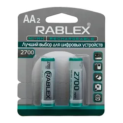 Акумулятор AA Rablex 2700mAh NiMH, 1шт (блістер по 2шт) HR6