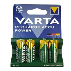 Акумулятор AA Varta 2600mAh NiMH Power(5716) ,Ціна за 1шт (блістер по 4шт) HR6 заряджений