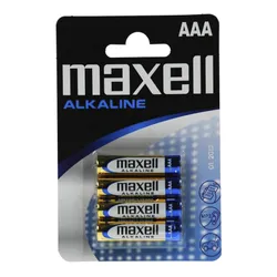Батарейка LR03 Maxell, 1шт (блистер по 4шт) AAA