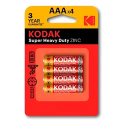 Батарейка R03 Kodak Long life, 1шт (блістер по 4шт) AAA