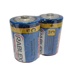 Батарейка R14 Rablex, 1шт (trey по 2шт) C