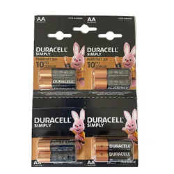 Батарейка LR6 Duracell 1шт, блістер по 2шт. AA